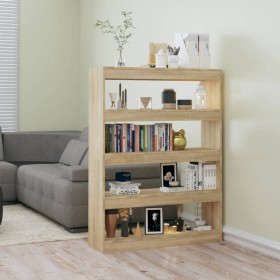 Shelf/divider space in Sonoma oak color, 100x30x135 cm by vidaXL, Bookcases and shelves - Ref: Foro24-811757, Price: 93,27 €,...