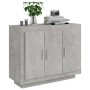 Gray concrete plywood sideboard 92x35x75 cm by vidaXL, Sideboards - Ref: Foro24-811839, Price: 78,80 €, Discount: %