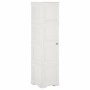 Angora white wood design plastic wardrobe 40x43x164 cm by vidaXL, Lockers and storage cabinets - Ref: Foro24-340600, Price: 1...