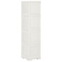 Angora white wood design plastic wardrobe 40x43x164 cm by vidaXL, Lockers and storage cabinets - Ref: Foro24-340600, Price: 1...