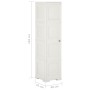 Angora white wood design plastic wardrobe 40x43x164 cm by vidaXL, Lockers and storage cabinets - Ref: Foro24-340600, Price: 1...