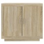 Aparador de madera contrachapada roble Sonoma 80x40x75 cm de vidaXL, Aparadores - Ref: Foro24-811820, Precio: 74,57 €, Descue...