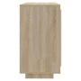 Aparador de madera contrachapada roble Sonoma 80x40x75 cm de vidaXL, Aparadores - Ref: Foro24-811820, Precio: 74,57 €, Descue...