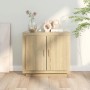 Sonoma oak plywood sideboard 80x40x75 cm by vidaXL, Sideboards - Ref: Foro24-811820, Price: 74,57 €, Discount: %