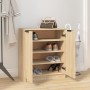 Shoe cabinet made of oak veneer plywood, Sonoma oak color, measuring 59x35x70 cm. by vidaXL, Shoe racks and shoe organizers -...