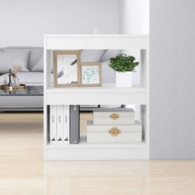 Estantería/divisor de espacios blanco 60x30x72 cm de vidaXL, Librerías y estanterías - Ref: Foro24-811646, Precio: 49,99 €, D...