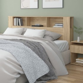 Sonoma oak headboard furniture 200x18.5x104.5 cm by vidaXL, Headboards and footboards - Ref: Foro24-811955, Price: 92,15 €, D...