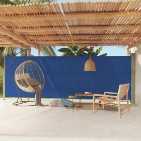 Einziehbare seitliche Gartenmarkise blau 180x600 cm von vidaXL, Sonnenschirme - Ref: Foro24-317966, Preis: 110,99 €, Rabatt: %