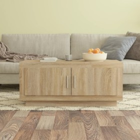 Center table made of Sonoma oak engineered wood 102x50x45 cm by vidaXL, Coffee table - Ref: Foro24-811811, Price: 71,99 €, Di...