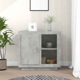 Concrete gray sideboard 80x40x75 cm by vidaXL, Sideboards - Ref: Foro24-811830, Price: 88,98 €, Discount: %