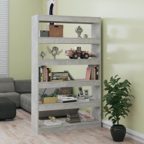 Betongraues Regal/Raumteiler 100x30x166 cm von vidaXL, Bücherregale und Regale - Ref: Foro24-811767, Preis: 73,59 €, Rabatt: %