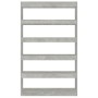 Concrete gray shelving/space divider 100x30x166 cm by vidaXL, Bookcases and shelves - Ref: Foro24-811767, Price: 73,50 €, Dis...