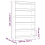 Concrete gray shelving/space divider 100x30x166 cm by vidaXL, Bookcases and shelves - Ref: Foro24-811767, Price: 73,50 €, Dis...