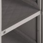 Plastic wardrobe gray wood design 40x43x85.5 cm by vidaXL, Lockers and storage cabinets - Ref: Foro24-340609, Price: 85,63 €,...