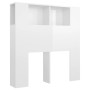 Glossy white headboard furniture 100x18.5x104.5 cm by vidaXL, Headboards and footboards - Ref: Foro24-811913, Price: 67,80 €,...