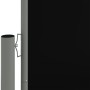 Toldo lateral retráctil negro 180x1200 cm de vidaXL, Sombrillas - Ref: Foro24-318072, Precio: 88,58 €, Descuento: %