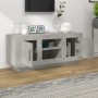 Concrete gray plywood TV cabinet 102x35x45 cm by vidaXL, TV Furniture - Ref: Foro24-811794, Price: 69,99 €, Discount: %