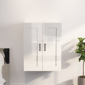 Armario de pared colgante blanco brillante 69,5x32,5x90 cm de vidaXL, Aparadores - Ref: Foro24-812309, Precio: 90,77 €, Descu...