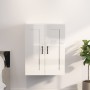 Armario de pared colgante blanco brillante 69,5x32,5x90 cm de vidaXL, Aparadores - Ref: Foro24-812309, Precio: 91,52 €, Descu...