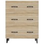 Aparador de madera de ingeniería roble Sonoma 69,5x34x90 cm de vidaXL, Aparadores - Ref: Foro24-812162, Precio: 85,61 €, Desc...