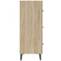 Aparador de madera de ingeniería roble Sonoma 69,5x34x90 cm de vidaXL, Aparadores - Ref: Foro24-812162, Precio: 85,61 €, Desc...