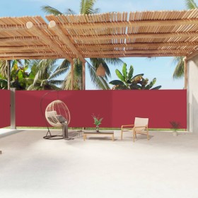 Toldo lateral retráctil rojo 180x1200 cm de vidaXL, Sombrillas - Ref: Foro24-318077, Precio: 120,99 €, Descuento: %