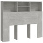 Betongraues Kopfteilmöbel 120x19x103,5 cm von vidaXL, Kopf- und Fußteile - Ref: Foro24-811857, Preis: 59,96 €, Rabatt: %