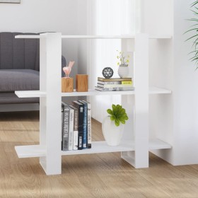 Glänzend weißes Regal/Raumteiler 100 x 30 x 87 cm von vidaXL, Bücherregale und Regale - Ref: Foro24-811553, Preis: 52,99 €, R...