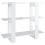 Estantería/divisor de espacios blanco brillante 100x30x87 cm de vidaXL, Librerías y estanterías - Ref: Foro24-811553, Precio:...