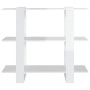 Glossy white shelving/space divider 100x30x87 cm by vidaXL, Bookcases and shelves - Ref: Foro24-811553, Price: 52,84 €, Disco...