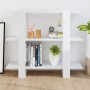 Estantería/divisor de espacios blanco brillante 100x30x87 cm de vidaXL, Librerías y estanterías - Ref: Foro24-811553, Precio:...