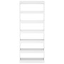 Glossy white engineered wood shelf/divider 80x30x198 cm by vidaXL, Bookcases and shelves - Ref: Foro24-811733, Price: 117,03 ...