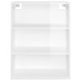 Armario de pared colgante blanco brillante 69,5x32,5x90 cm de vidaXL, Aparadores - Ref: Foro24-812318, Precio: 49,99 €, Descu...