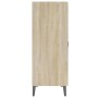 Aparador de madera de ingeniería roble Sonoma 69,5x34x90 cm de vidaXL, Aparadores - Ref: Foro24-812180, Precio: 91,99 €, Desc...