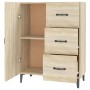 Aparador de madera de ingeniería roble Sonoma 69,5x34x90 cm de vidaXL, Aparadores - Ref: Foro24-812180, Precio: 91,21 €, Desc...