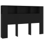 Mueble cabecero negro 160x18,5x104,5 cm de vidaXL, Cabeceros y pies de cama - Ref: Foro24-811935, Precio: 77,26 €, Descuento: %