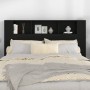 Mueble cabecero negro 160x18,5x104,5 cm de vidaXL, Cabeceros y pies de cama - Ref: Foro24-811935, Precio: 77,26 €, Descuento: %