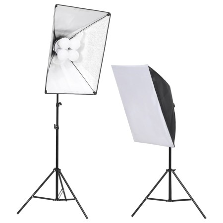 Fotostudio-Beleuchtungsset mit Softboxen von vidaXL, Blitz- und Studiobeleuchtungszubehör - Ref: Foro24-190235, Preis: 158,09...