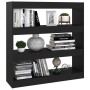 Estantería de libros/divisor de espacios negro 100x30x103 cm de vidaXL, Librerías y estanterías - Ref: Foro24-811746, Precio:...