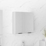 Bathroom cabinet with glossy white mirror 64x20x67 cm by vidaXL, bathroom vanities - Ref: Foro24-811319, Price: 88,20 €, Disc...