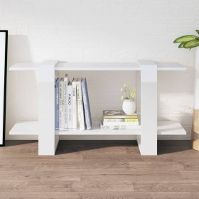 Regal aus glänzend weißem Sperrholz, 100 x 30 x 51 cm von vidaXL, Bücherregale und Regale - Ref: Foro24-811562, Preis: 25,99 ...