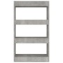 Shelf/divider made of gray concrete engineered wood, 60x30x103 cm. by vidaXL, Bookcases and shelves - Ref: Foro24-811659, Pri...