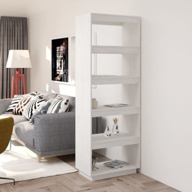 White pine wood shelving/space divider 60x35x167 cm by vidaXL, Bookcases and shelves - Ref: Foro24-810875, Price: 79,56 €, Di...