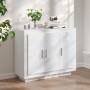 White plywood sideboard 92x35x75 cm by vidaXL, Sideboards - Ref: Foro24-811835, Price: 83,66 €, Discount: %