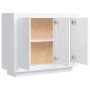 White plywood sideboard 92x35x75 cm by vidaXL, Sideboards - Ref: Foro24-811835, Price: 85,63 €, Discount: %