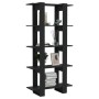 Estantería/divisor madera ingeniería negro 80x30x160 cm de vidaXL, Librerías y estanterías - Ref: Foro24-811566, Precio: 62,9...