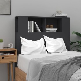 Mueble cabecero negro 100x18,5x104,5 cm de vidaXL, Cabeceros y pies de cama - Ref: Foro24-811908, Precio: 50,99 €, Descuento: %