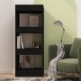 Black engineered wood shelf/divider 40x30x103 cm by vidaXL, Bookcases and shelves - Ref: Foro24-811611, Price: 45,50 €, Disco...