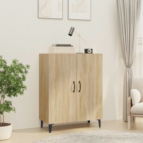 Oak Sonoma plywood sideboard 70x34x90 cm by vidaXL, Sideboards - Ref: Foro24-812108, Price: 65,99 €, Discount: %