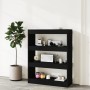 Estantería/divisor madera contrachapada negro 80x30x103 cm de vidaXL, Librerías y estanterías - Ref: Foro24-811701, Precio: 5...